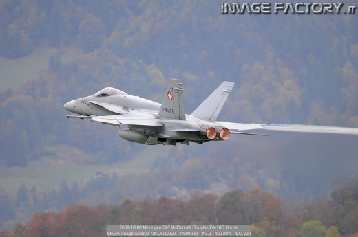 2009-10-08 Meiringen 545 McDonnell Douglas FA-18C Hornet